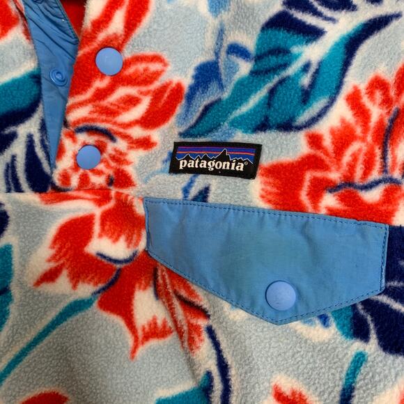 Patagonia Synchilla Snap-T Fleece Pullover Hawaiian Manoa Dusk Blue Small Rare - Picture 14 of 16